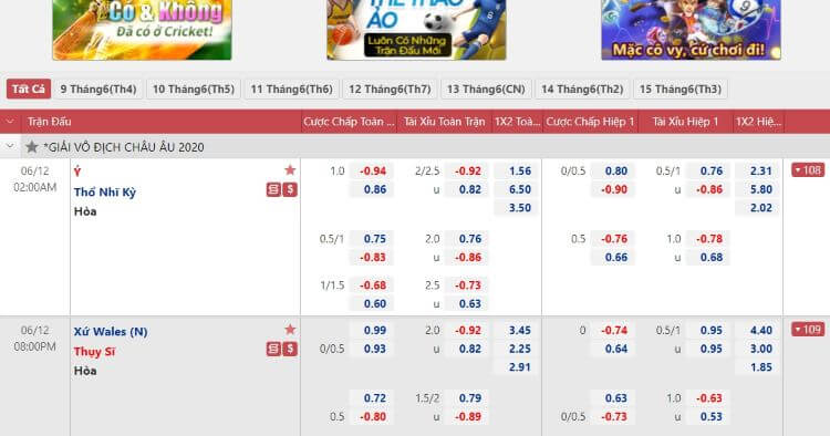 Thể thao 12BET