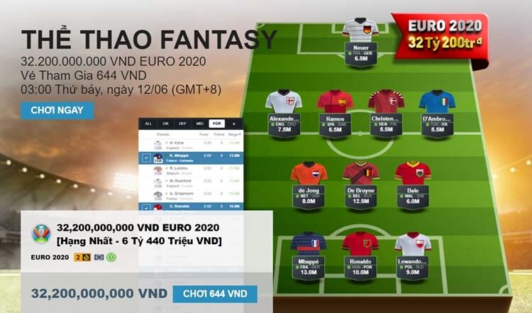 thể thao fantasy