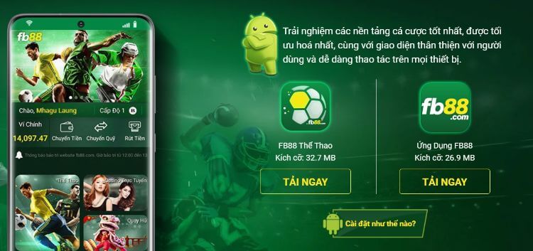 tải ứng dụng fb88