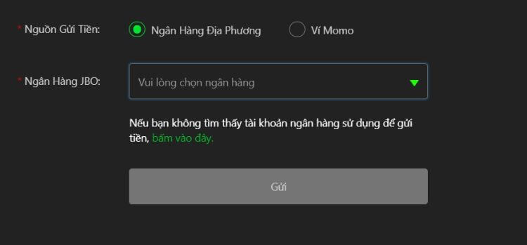 gửi tiền