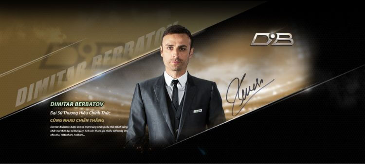 Berbatov đại sứ thương hiệu nhà cái JBO