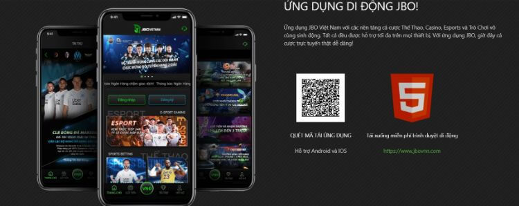 ứng dụng nhà cái JBO